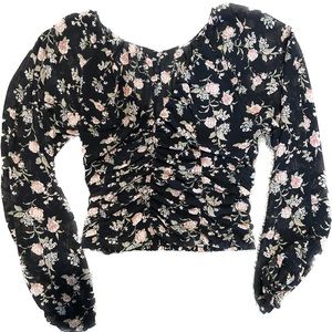 Free People floral blouse